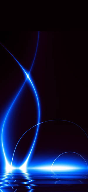 Blue Light Iphone Dark Wallpaper