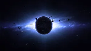 Blue Light Saturn 1920x1080 Hd Space Wallpaper