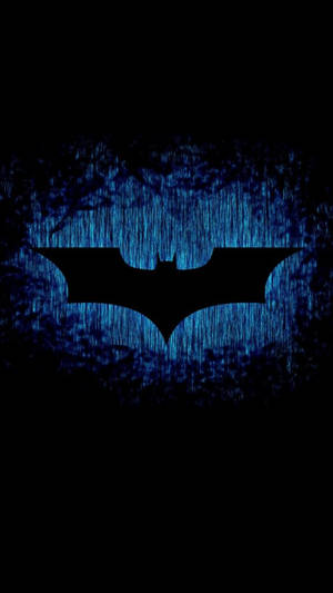 Blue Logo Batman Iphone Wallpaper