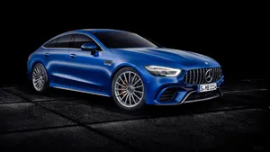 Blue Mercedes Sc63 Car 4k Wallpaper