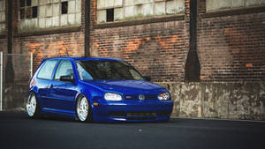 Blue Mk4 Volkswagen Golf Gti Wallpaper