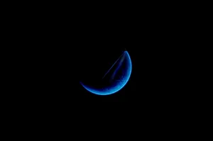 Blue Moon Aesthetic Wallpaper