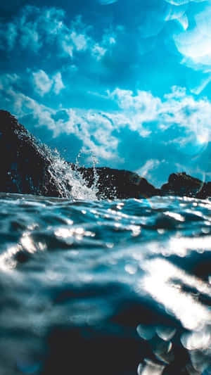 Blue Ocean Nature Aesthetic Phone Wallpaper