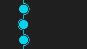 Blue Outline Interval Wallpaper