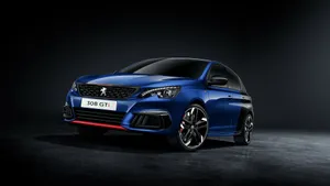 Blue Peugeot 308 Gt Wallpaper