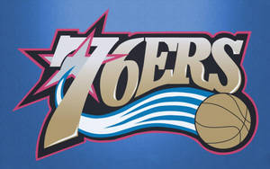 Blue Phila Sixers Team Logo Wallpaper