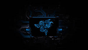 Blue Razer Pc Logo Cpu Wallpaper