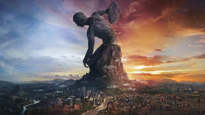 Blue Red Sky Civilization 5 Wallpaper