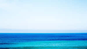 Blue Sea Calms Wallpaper