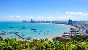 Blue Sea In Pattaya Wallpaper