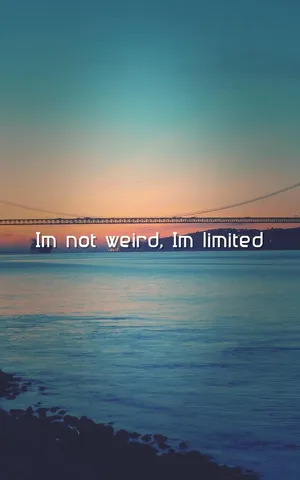 Blue Sea Savage Quote Wallpaper