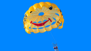 Blue Sky Parasailing Wallpaper