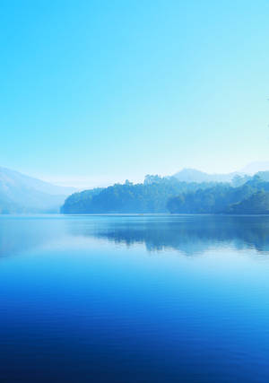 Blue Sky Reflection Wallpaper