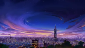 Blue Sky Taipei Wallpaper