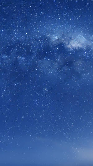 Blue Starry Sky Wallpaper