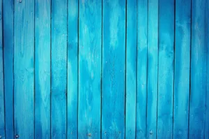 Blue Texture Wooden Planks Wallpaper