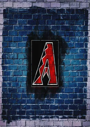 Blue Wall Brick Arizona Diamondbacks Wallpaper