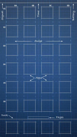 Blueprint Iphone Se Wallpaper