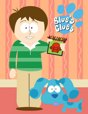 Blues Clues South Park Style Wallpaper