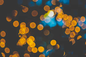 Blurey Yellow Bokeh Portrait Wallpaper