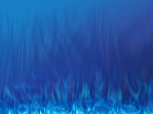 Blurry Blue Flames Wallpaper