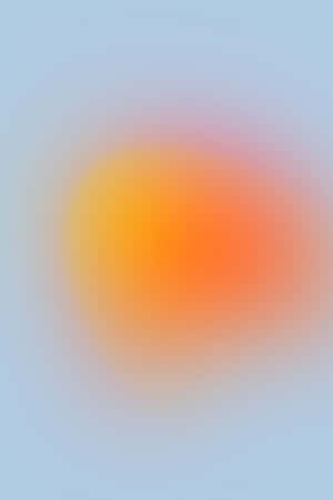 Blurry Orange Aura Color Wallpaper