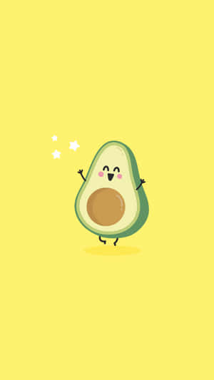 Blushing Avocado Iphone Wallpaper