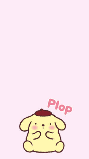 Blushing Pompompurin Wallpaper