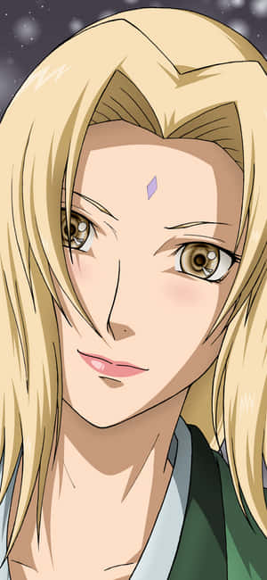 Blushing Tsunade Iphone Wallpaper