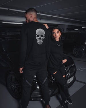 Blvck Paris Couple Outfit Wallpaper