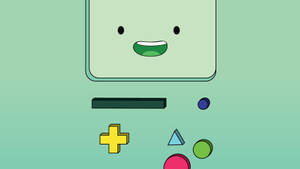 Bmo From Adventure Time Laptop Wallpaper