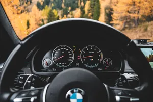 Bmw Luxury Car Dashboard Wallpaper