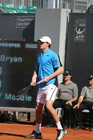 Bob Bryan On Clay Court Wallpaper