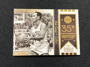 Bob Cousy 35th Anniversary Poster Wallpaper