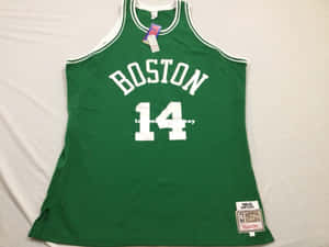 Bob Cousy Green Jersey Number 14 Wallpaper