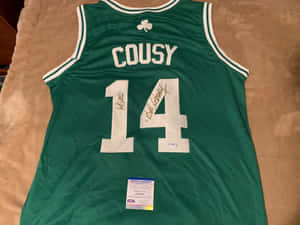 Bob Cousy Green Team Jersey Wallpaper