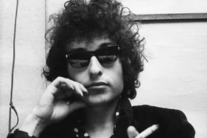 Bob Dylan Retro Cool Black And White Wallpaper