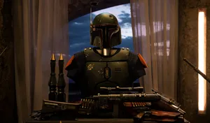 Boba Fett 4k Gear On Display Wallpaper