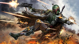 Boba Fett Star Wars Landscape Wallpaper