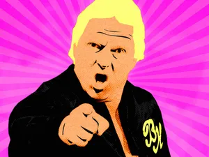 Bobby Heenan Pop Art Portrait Wallpaper