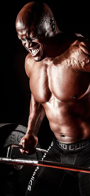 Bobby Lashley Lifting Heavy Weights Wallpaper