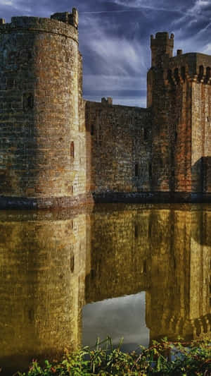 Bodiam Castle Reflections Wallpaper
