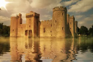 Bodiam Castle Reflections Wallpaper
