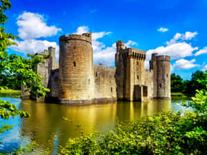 Bodiam Castle Sunny Day Wallpaper