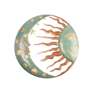 Bohemian Sun Moon Art Wallpaper