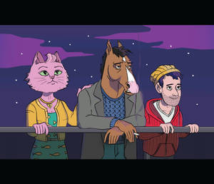 Bojack Horseman And Carolyn Todd Wallpaper