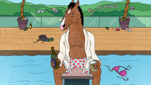 Bojack Horseman - Drowning In Drinks Wallpaper