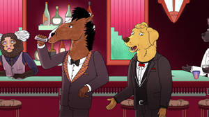 Bojack Horseman Ignores Mr Peanutbutter Wallpaper