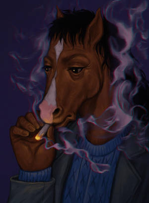 Bojack Horseman's Journey Through His Tumultuous Past Wallpaper