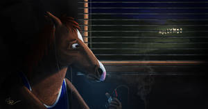 Bojack Horseman - Sad And Alone Wallpaper